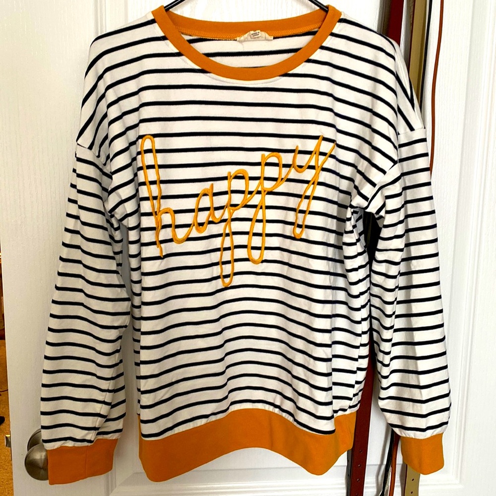Happy Crewneck Top